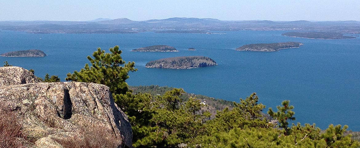 CHamplain Mountain in Acadia National Park
